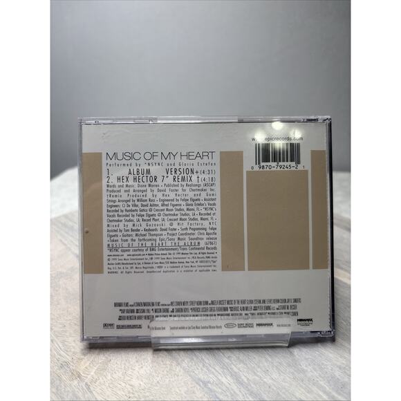 Gloria Estefan & *NSYNC – Music of My Heart CD Single - Picture 2 of 5